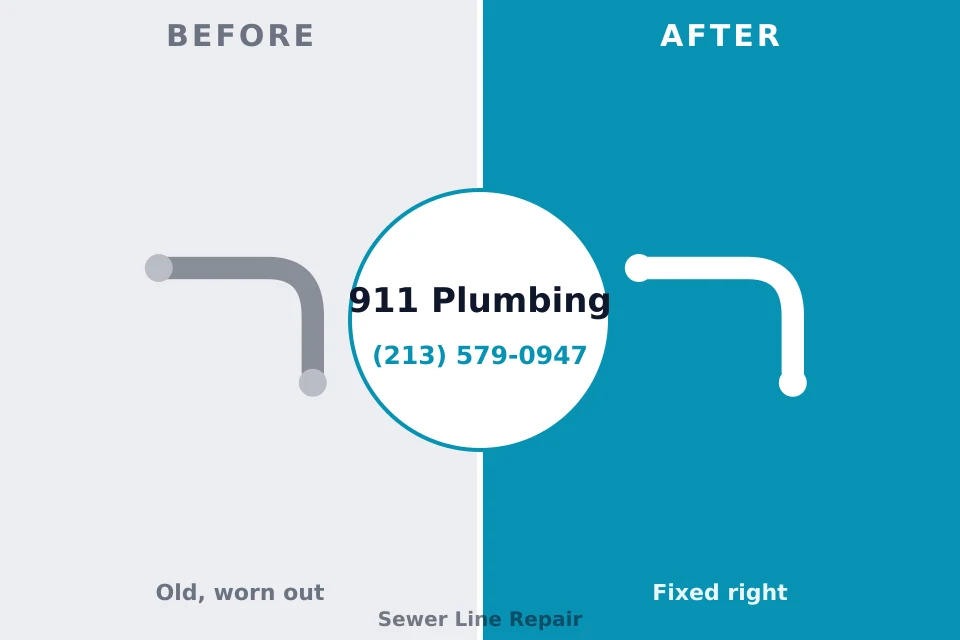 Before and after: plumbing company Buchanan, MI